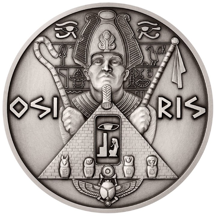 Niue: Universal Gods - Osiris 5 oz Silver 2022 