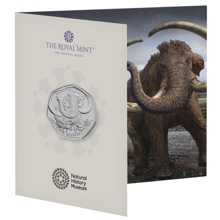 Tales of the Earth - Steppe Mammoth 50p Cupro-Nickel 2024