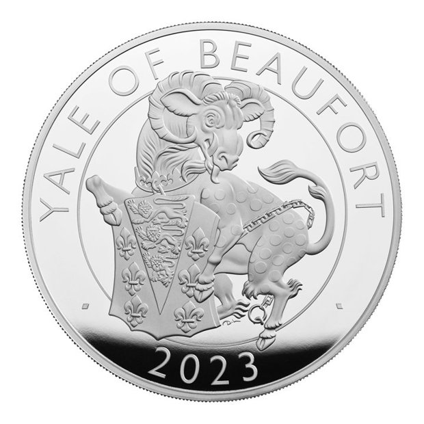 The Royal Tudor Beasts: The Yale of Beaufort 10 oz Silver 2023 Proof 