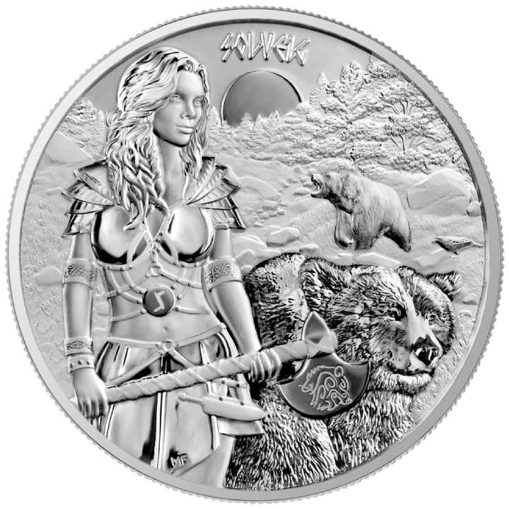 Valkyries: Solveig 1 oz Silver 2024