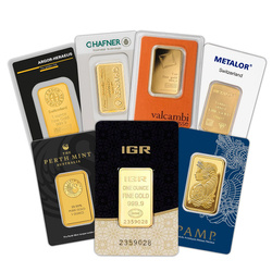 1 oz Goldbarren LBMA GD Refiner