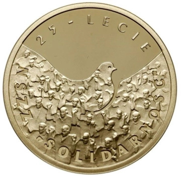 25th Anniversary of the Independent Self-Governing Trade Union " Solidary" 200 PLN 2005 Proof