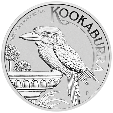 Kookaburra 10 oz Silber 2022