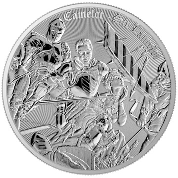 Niue: Camelot - Sir Lancelot 1 oz Silber 2024 Matte Proof Coin