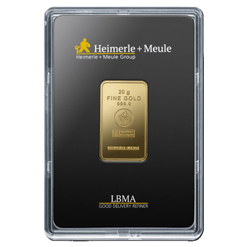 Heimerle Meule 20 g Goldbarren
