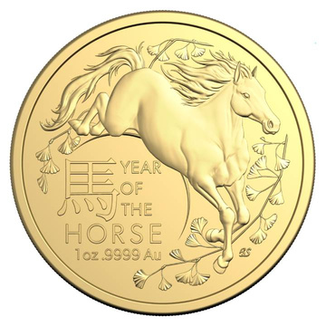 RAM: Lunar Jahr des Pferdes 1 Unze Gold 2026