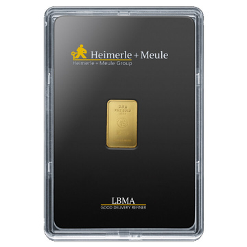 Heimerle Meule 2,5 g Goldbarren