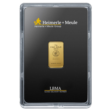 Heimerle Meule 5 g Goldbarren