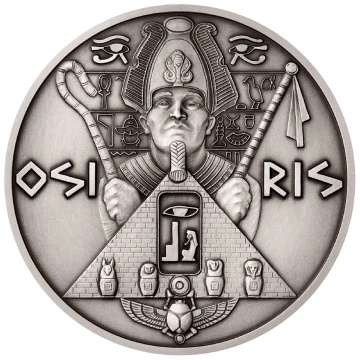 Niue: Universal Gods - Osiris 5 oz Silber 2022