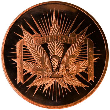 Genieße, feiere, entspanne – 1 Unze Kupfer