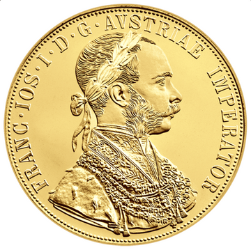 Gold Austrian 4 Ducat 1915 (Brand New)