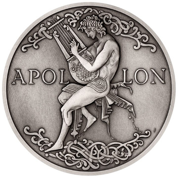Niue: Universal Gods - Apollon 5 oz Silber 2022