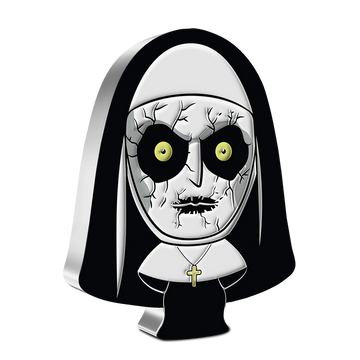 Niue: Horror – The Nun Chibi‑Münze, koloriert, 1 Unze Silber, 2022, Polierte Platte (Proof)