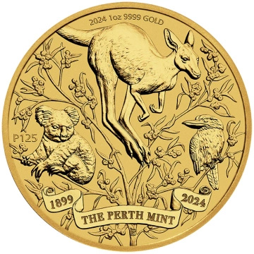 Perth Mint 125. Jubiläum 1 Unze Gold 2024