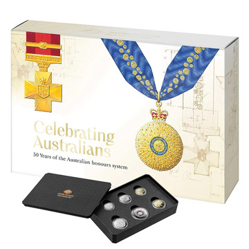 6-Münzensatz – 50 Jahre des australischen Auszeichnungssystems 2025 Proof