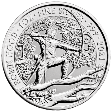 Myths & Legends: Robin Hood 1 oz Silber 2021