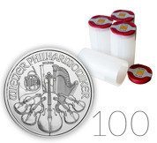 Wiener Philharmoniker 1 oz Silber PAKET 100 Stück