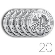 Wiener Philharmoniker 1 oz Silber 2021 PAKET 20 Stück