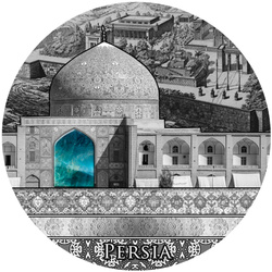 Niue: Imperial Art - Persia 2 oz Silber 2022 High Relief Antiqued Coin