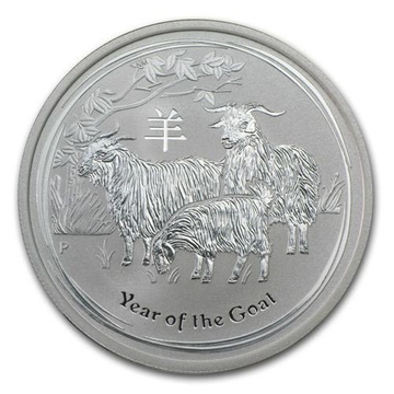 Lunar II: Year of the Goat 1 oz Silver 2015