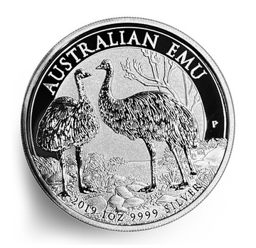 Australian Emu 1 oz Silver 2019 Error