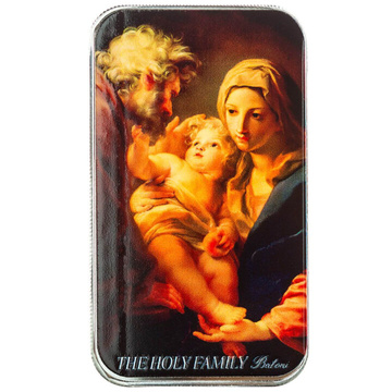 Scottsdale Mint The Holy Family coloured 1 oz Silver Bar