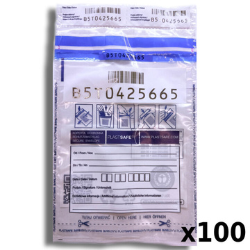 Bank security envelope B5 180x260 mm 100 pcs