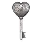 Cook Islands: Key to my Heart 1 oz Silver 2022 Ultra High Relief Antiqued Coin