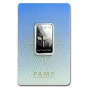 10 gram Bar Silver PAMP Suisse Religious Series (Am Yisrael Chai)