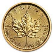 Canadian Maple Leaf 1/10 oz Gold 2019