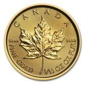 Canadian Maple Leaf 1/10 oz Gold