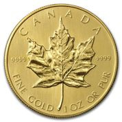 Canadian Maple Leaf 1 oz Gold 1985