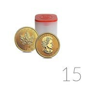 Canadian Maple Leaf 1 oz Gold 2020 Investment Sets 15 Pc.