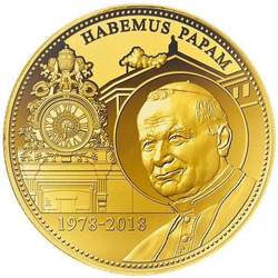  Niue: Habemus Papam - John Paul II 1/4 oz Gold 2018 Proof