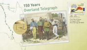 150. australian Overland Telegraph Anniversary Bronze Aluminum 2022