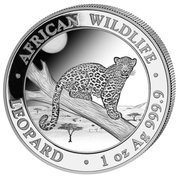 African Wildlife: Leopard 1 oz Silver 2021