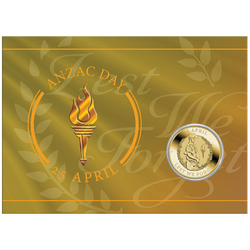 Anzac Day $1 Aluminium Bronze 2025 (coin in card)