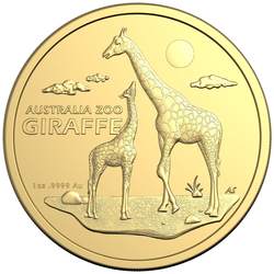 Australia Zoo: Giraffe 1 oz Gold 2024