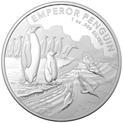 Australian Antarctic Territory - Emperor Penguin 1 oz Silver 2023