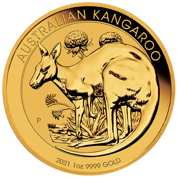 Australian Kangaroo 1 oz Gold 2021