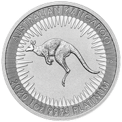 Australian Kangaroo 1 oz Platinum 2020