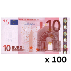 Banknote 10 Euro (10 EUR) 100 pieces