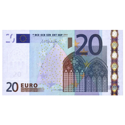 Banknote 20 Euro (20 EUR) Circulated