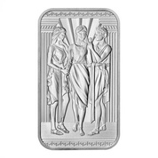 Bar The Great Engravers - Three Graces 1 oz Silver 2022