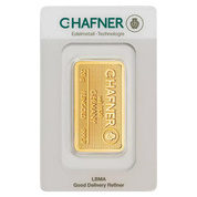 C. Hafner 20 grams Gold Bar LBMA