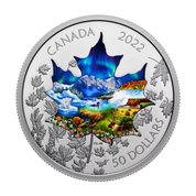 Canada: Canadian Collage coloured 3 oz Silver 2022 Proof