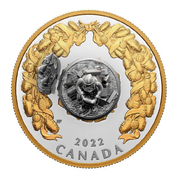 Canada: Holiday Gifts gold-plated 5 oz Silver 2022 Proof