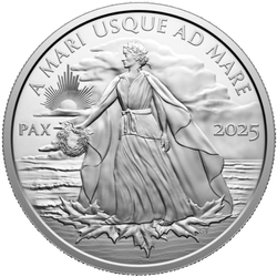 Canada: Peace Dollar 5 oz Silver 2025 Proof Coin