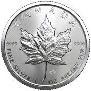 Canadian Maple Leaf 1 oz Silver 2020