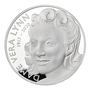Celebrating the Life and Legacy of Dame Vera Lynn 5 oz Silver 2022 Proof 